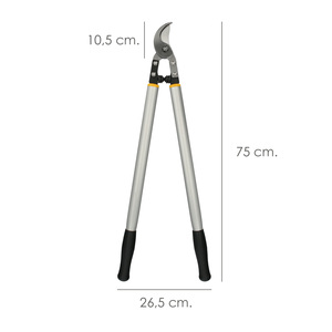 Forbici da Potatura Professionali a Due Mani, Forgiate e in Alluminio, 75 cm. - Product Image 2