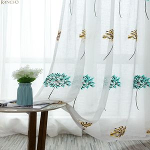 Fabbrica diretta di lusso di alta qualità USA tende foglie <span class=keywords><strong>oro</strong></span> ricamato bianco tende trasparenti per il soggiorno - Product Image 6