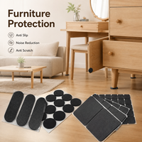 Patins en caoutchouc silicone autocollants antidérapants, protection de surface, découpe sur mesure, patins pour pieds de meubles, résistants aux ESD, certifiés ROHS