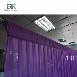 Elegant Purple Drape Partition with Detachable Frame Pipe Kit and Drape for Wedding Decoration - Product Image 4