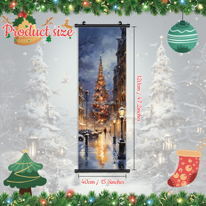 Decorazioni natalizie di <span class=keywords><strong>Capodanno</strong></span> 2025 nuove decorazioni natalizie stampate di natale Santa decorazioni natalizie all'aperto per centri commerciali forniture - Product Image 3