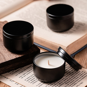 Bougie parfumée en cire de soja, format voyage, faite à la main, compacte, pour chambre à coucher, cadeau romantique, vente en gros - Product Image 2