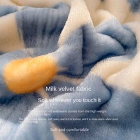 Couverture en Flanelle Raschel Doublée Polaire Épaissie, Housse de Drap en Polaire Corail pour Sieste au Bureau, Lit de Dortoir Étudiant, Sieste Confortable