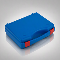 OEM Mousse personnalisée et impression de logo Échantillon en plastique Boîte de démonstration avec différentes couleurs Mallette à outils simple et légère avec mousse personnalisée