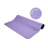 Tapis de yoga en caoutchouc naturel et cuir PU mat givré écologique, recyclé, sublimation, 80 cm de large, 4,5 mm, le moins cher de SHENGDE