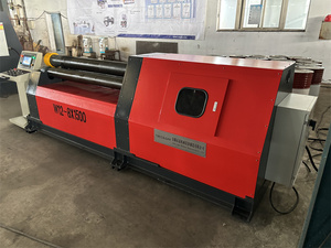 Cnccolgar <span class=keywords><strong>CNC</strong></span> 4 con lăn máy uốn 8mm Độ dày tấm cán máy cho tấm kim loại - Product Image 2