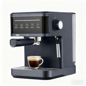 Cafetera Italiana Semiautomática de Sobremesa para el Hogar, con Espumador de Leche, Cafetera Espresso para Bar y Hogar - Product Image 5