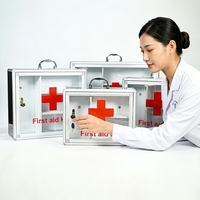 Armoire médicale portable en alliage d'aluminium avec serrure à clé pour les chaînes de pharmacies de Malaisie - Vente en gros