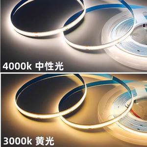 Tira de luces LED Yanen de 24V, 4mm, PCB blanco, control remoto, luz blanca cálida para vitrina - Product Image 4