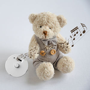 เครื่องบันทึกเสียงตุ๊กตาหมีเท็ดดี้ที่มีเอกลักษณ์ปรับแต่งได้โมดูลเสียงตุ๊กตาของเล่นตุ๊กตาชิ้นส่วนเสียงที่แข็งแรง - Product Image 1