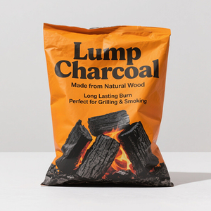 Sac d'emballage de charbon de bois avec logo personnalisé vente en gros 5kg 25kg 50kg sac en plastique ou en papier kraft pour charbon de bois en morceaux et briquettes de charbon - Product Image 2