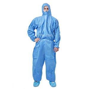 Combinaisons de protection Junlong, microporeuses, respirantes, isolantes, bottes anti-éclaboussures, imperméables, type 5/6, approuvées pour les biologiques - Product Image 1