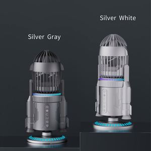 Kipas Meja Portabel Model Roket Terlaris, Kipas Meja Keren dengan Remote Control, Fungsi Dapat Disesuaikan, Daya Listrik 5000mAh - Product Image 4