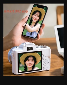 Máy quay phim kỹ thuật số <span class=keywords><strong>DSLR</strong></span> chuyên nghiệp 8K <span class=keywords><strong>WiFi</strong></span>, quay vlog và phát trực tiếp, <span class=keywords><strong>camera</strong></span> kép, màn hình cảm ứng 3.2'', chụp ảnh 88MP - Product Image 4