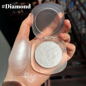 Paleta de maquillaje de marca blanca, resaltador impermeable de alta pigmentación vegana con logotipo personalizado, brillo de larga duración, polvo mineral prensado - Product Image 5