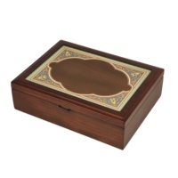 Boîte à dattes en bois personnalisée avec séparateurs en velours, charnière métallique, boîte cadeau de luxe pour les fêtes musulmanes, emballage pour fruits secs et sucreries
