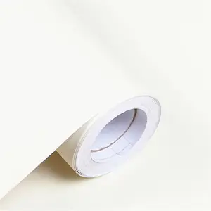 Hot wholesale 45cmx500cm self adhesive white pvc wallpaper designs