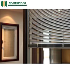 חם מכירה באלומיניום דו-winddoor זכוכית חלון זכוכית כפול ואלומיניום דלת תריסים פנימיים - Product Image 4