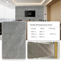 Panneaux muraux flexibles en pierre artificielle pour extérieur, imitation céramique et granit, prix de gros