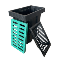 Bac de récupération d'eau de pluie en PRV (Plastique Renforcé de Fibres de Verre) moulé SMC, résistant à la corrosion et étanche, pour le drainage des eaux de pluie municipales