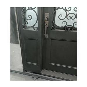 Make in ghisa vetro Entri in maglia bianca ornamento Shenzhen Stop -Sheet- Machine porte in ferro battuto - Product Image 5