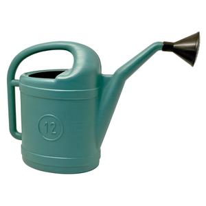 Regadera Vintage Green 12 LT para jardín doméstico Hierro de acero metálico moderno - Product Image 1