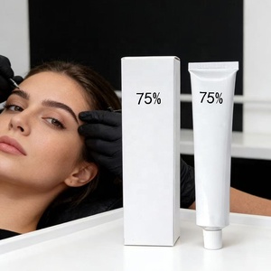 Crème de tatouage indolore de haute qualité en gros, 75%, <span class=keywords><strong>prix</strong></span> bas, fournitures de tatouage, <span class=keywords><strong>kit</strong></span> de teinture des sourcils, <span class=keywords><strong>kit</strong></span> de lamination des sourcils, professionnel - Product Image 1