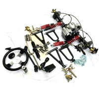 Pendentif de direction électrique pour kart, accessoire pour machine à quatre roues de plage, moteur de suspension avant et arrière, arbre d'entraînement séparé, pouces