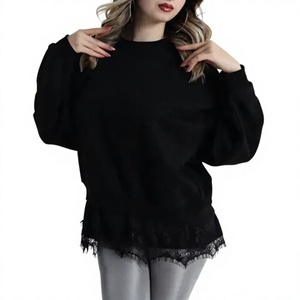 เสื้อสเวตเชิ้ตผู้หญิงไซส์ใหญ่ คอกลม กันน้ำ ระบายอากาศได้ดี สีเขียวเบจ แขนยาว ทรงปกติ - Product Image 1