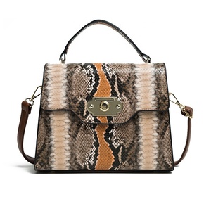 European Fashion Designer Handbag <strong>Snake</strong> Pattern Tote Crossbody <strong>Bag</strong> Women - Product Image 3