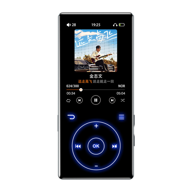 Portable Touch Button Digital BT MP3 Player Lossless 4GB 8GB 16GB 32GB 64GB MP4 Music Player for Students Elderly Sports People