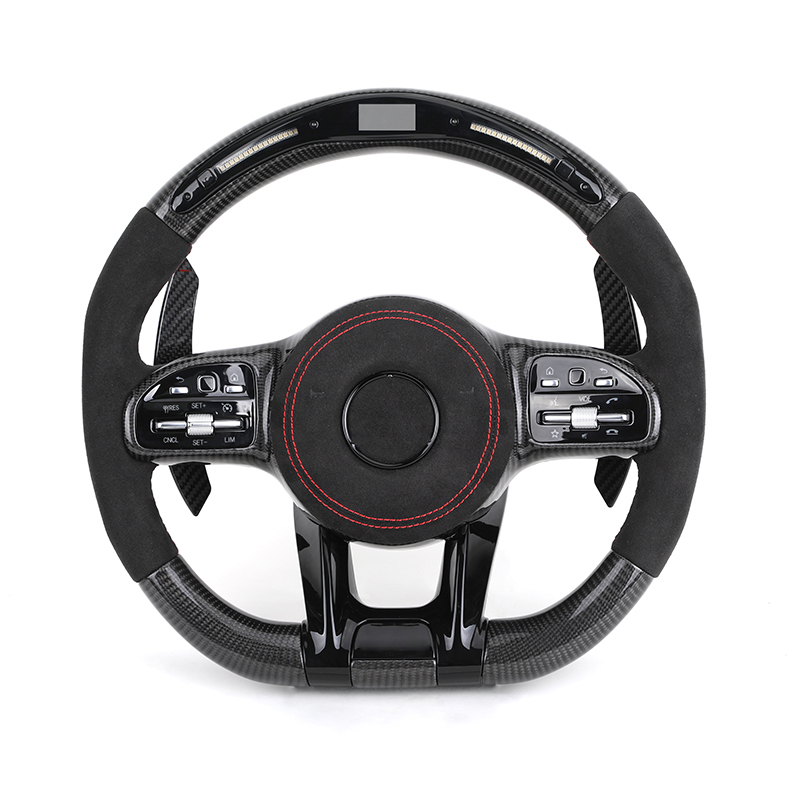 Medio Alcantara + fibra de carbono + negro Trim + LED