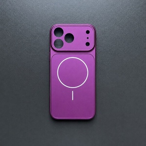 Funda Magnética Acrílica Antihuellas para iPhone 16 15 14 13 Pro 17 Air 18, <span class=keywords><strong>Color</strong></span> Original, Compatible con Apple 17 Pro Max - Product Image 1