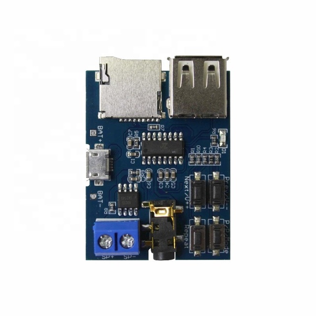 TF Card U Disk MP3 Format Decoder Board Module Amplifier Decoding Audio Player