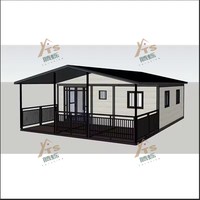 Petite maison de conteneur mobile pliable de 20 pieds, 30 pieds, 40 pieds Maison préfabriquée pliante, extensible et portable à structure en acier