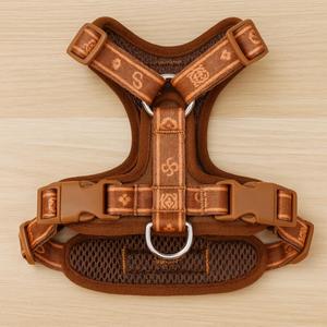 Style Dog Elegant Patterned Pet Vest Adjustable No Pull Harness For Small Medium Large Dogs Soft <b>Padded</b> <b>Walking</b> Vest - Product Image 2