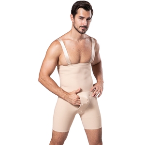 Vêtements de forme anti-roulis pour hommes Boxers de compression pour le contrôle du ventre, sous-vêtements moulants taille haute pour hommes - Product Image 3
