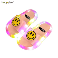 Chaussures tongs à LED personnalisées, pour l'été, semelle épaisse en pvc, pantoufles en EVA à l'intérieur et à l'extérieur, semelle épaisse, anti-dérapant