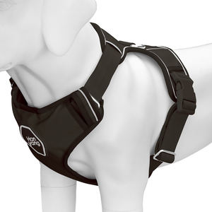 Neopren Premium Oxford ayarlanabilir yansıtıcı kolay kontrol hizmeti köpek koşum büyük köpekler için hiçbir çekme köpek yelek eğitim yürüyüş - Product Image 5