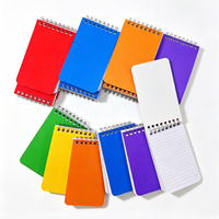 Carnet à spirale personnalisé mini 13,5x7,6cm 60 feuilles Papier offset Carton blanc Impression recto simple Portable OEM ODM