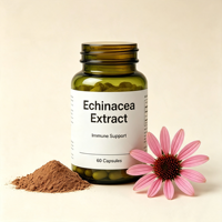 Extrait de Poudre de Plante d'Échinacée Purpurea de Qualité Alimentaire Naturelle, Fourniture d'Usine, pour la Fabrication de Boissons et de Produits Nutritionnels