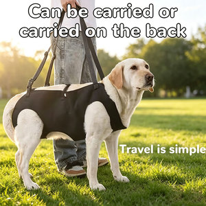 Harnais de levage réfléchissant pour chiens âgés, blessures articulaires, arthrite, aide à la marche, support réglable pour chiens - Product Image 5