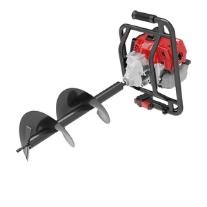 Tarière thermique 52 cm³ à moteur 2 temps pour le terrassement, l'agriculture et la construction - Product Image 2