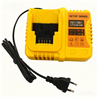 Chargeur de batterie lithium-ion 12V/20V personnalisable de haute qualité avec double port et plusieurs styles au choix