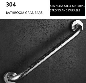 Specchio lucido 304 in acciaio inox maniglione bagno disabili anziani corrimano dritto - Product Image 4