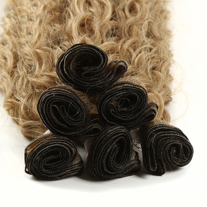 خصلات شعر اصطناعية عالية الجودة بنمط موجي مائي، مواد نسج الروطان، شعر مستقيم بالجملة، صور لحزم الشعر الاصطناعي - Product Image 3