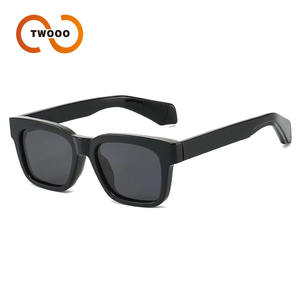 Twooo T12602 2025 Nouveaux lunettes de soleil polarisées carrées à monture intégrale unisexe, style simple et décontracté, polyvalent, Proponic CP, luxe léger - Product Image 1