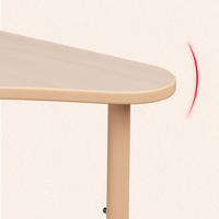 Bureau pliable moderne Bo Jiao pour enfants de maternelle, en plastique écologique, pour l'école et la chambre, hauteur réglable, pour l'écriture des bébés