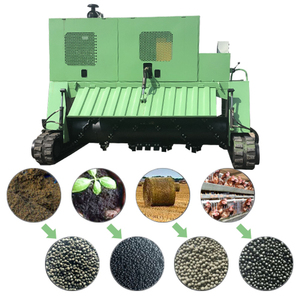 क्रॉलर टर्निंग कम्पोस्टिंग उपकरण घोड़े की खाद कम्पोस्ट मशीन जैविक उर्वरक पेलेटाइज़र - Product Image 5