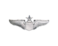 CADEAU HEUREUX personnalisé 3d Aviation épinglette insigne blanc métal or argent Bronze plaqué vol avion compagnie aérienne aile broche